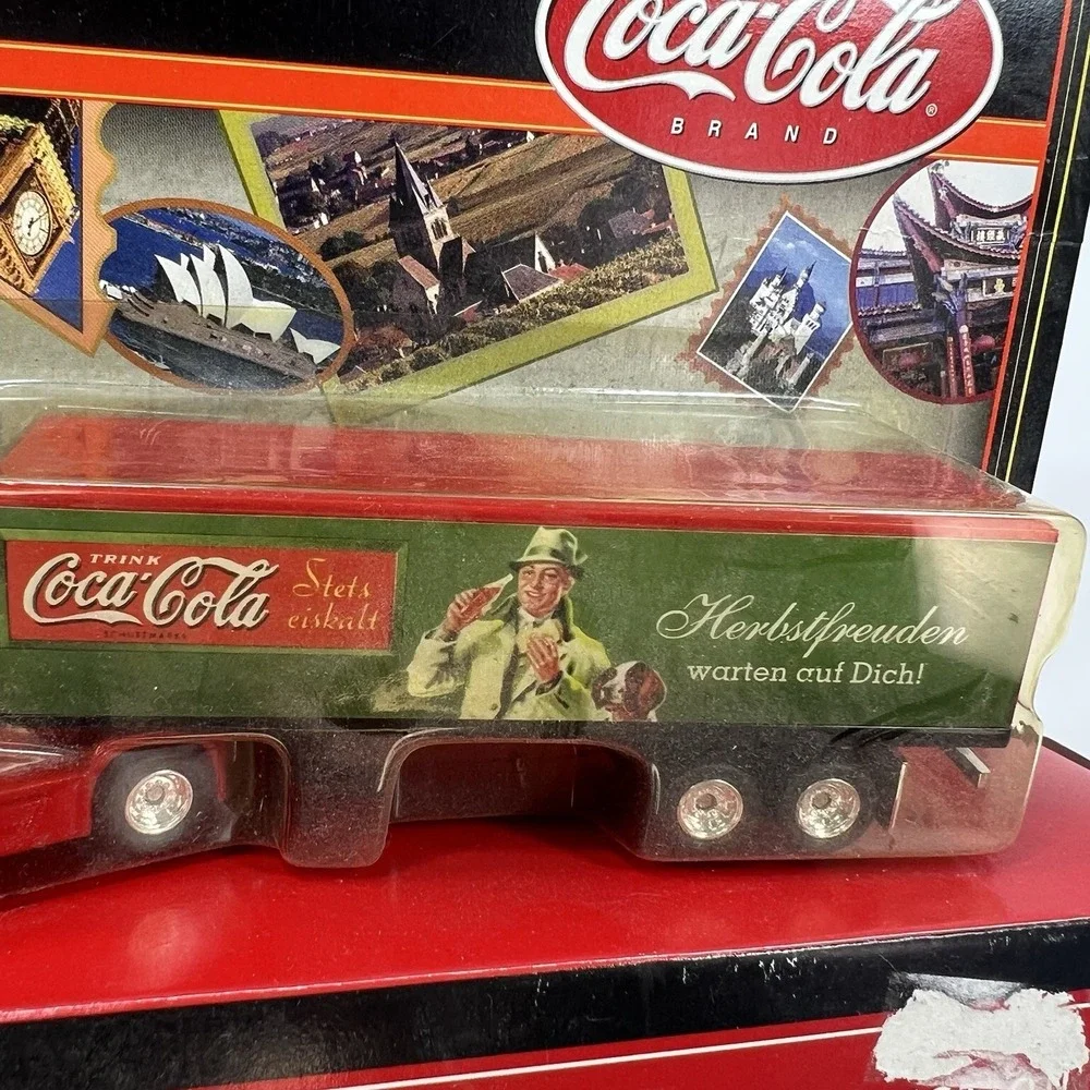 Matchbox Coca-Cola Truck Germany Mercedes-Benz Actros Red Green New 95344